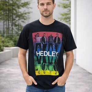 Alstyle Hedley Wild Life Tee Shirt Size XL | Graphic Band Tee
